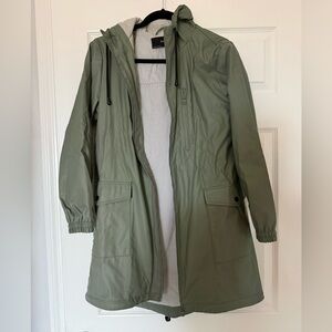 BNWOT Zara Olive Utility Jacket with Hood